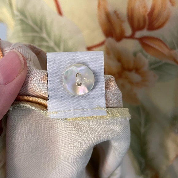 Vintage Tommy Bahama Silk Yellow Hawaiian Shirt size‎ small - Picture 4 of 9